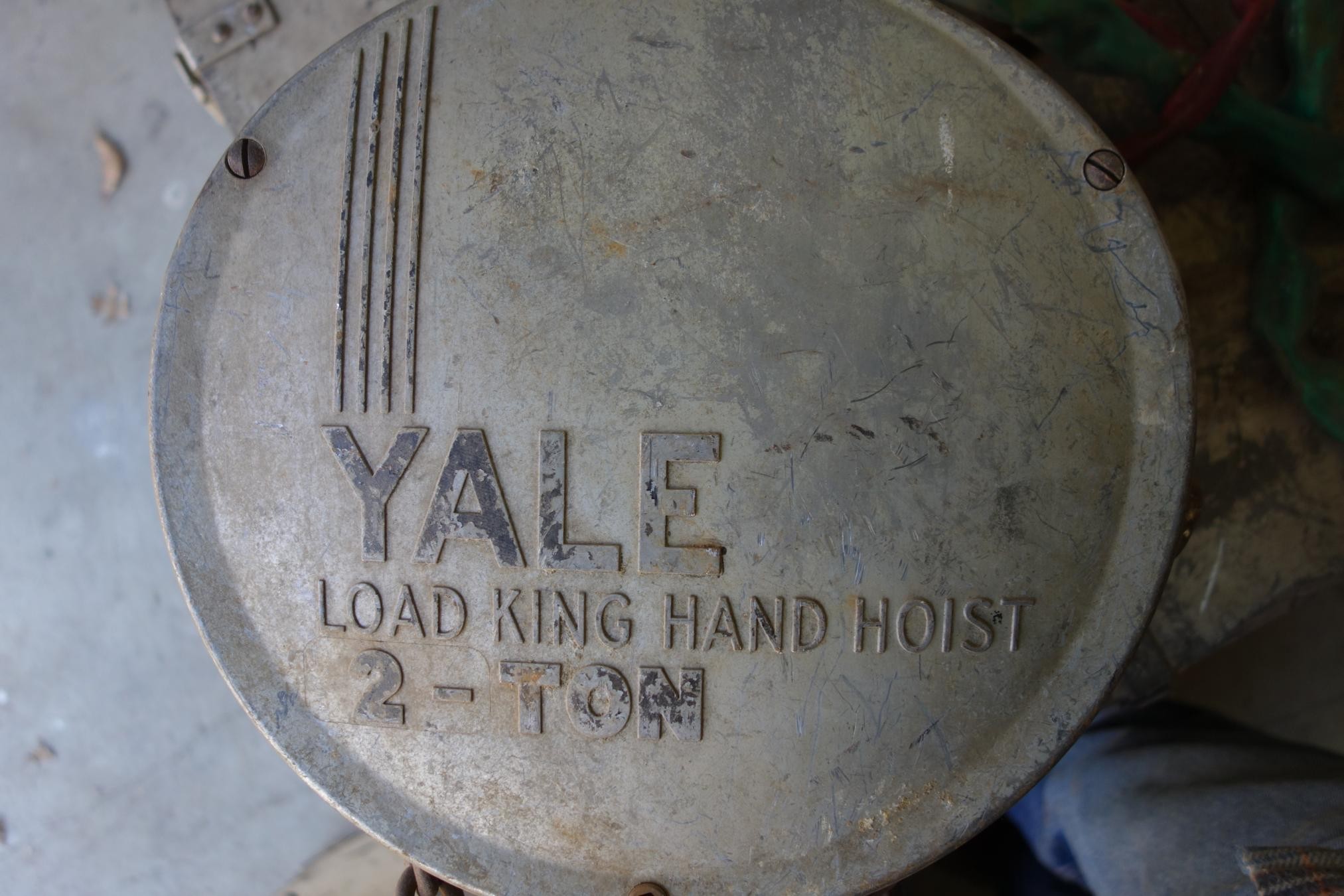Yale 2ton Load King Hand Hoist Construction Equipment Dive Gear Here