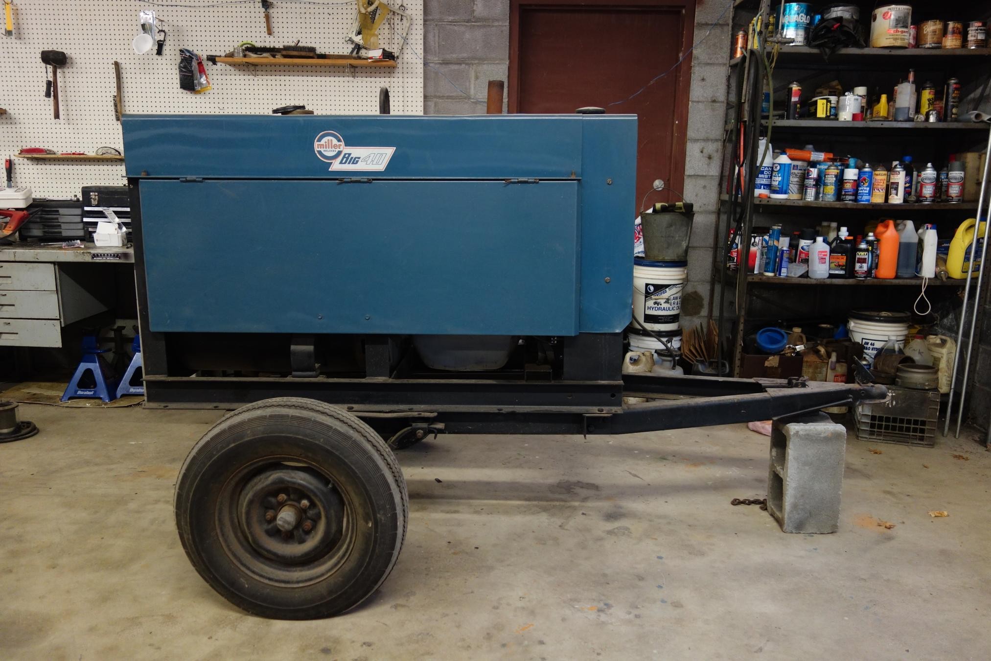 Miller Big 40 DC Arc Welder Welding and Burning Dive Gear Here
